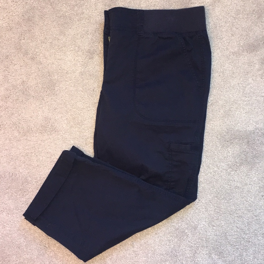 Loft Navy Capri Cargo Pant